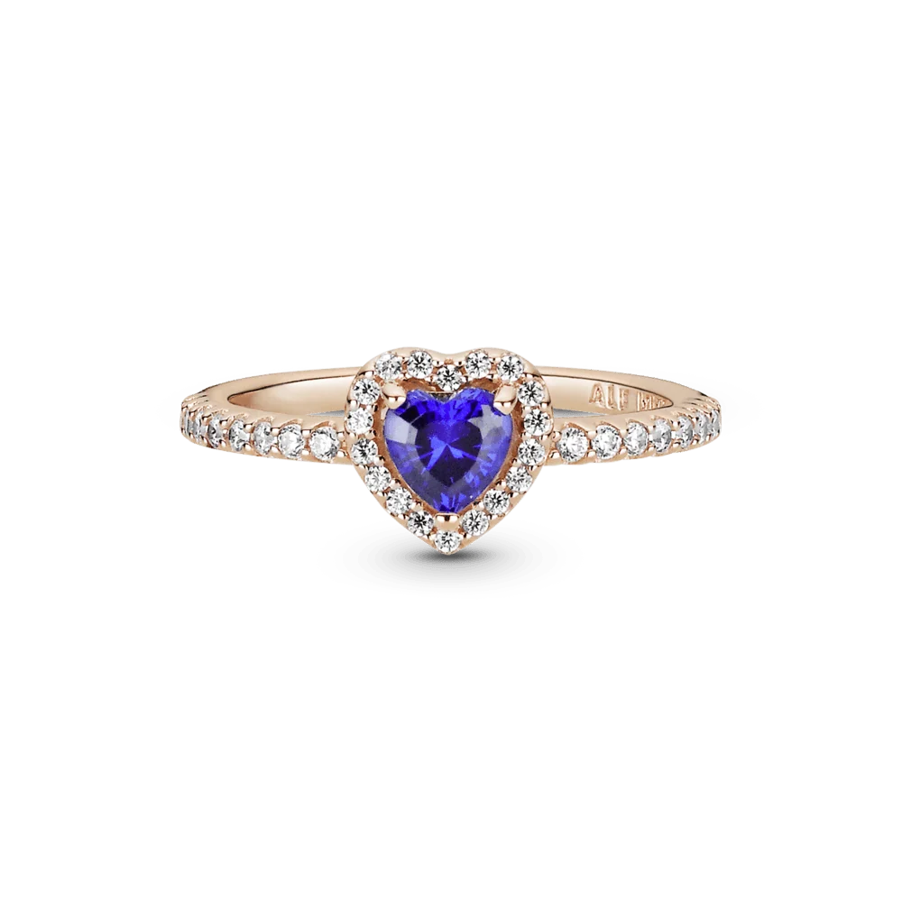 Anillo Corazón Azul