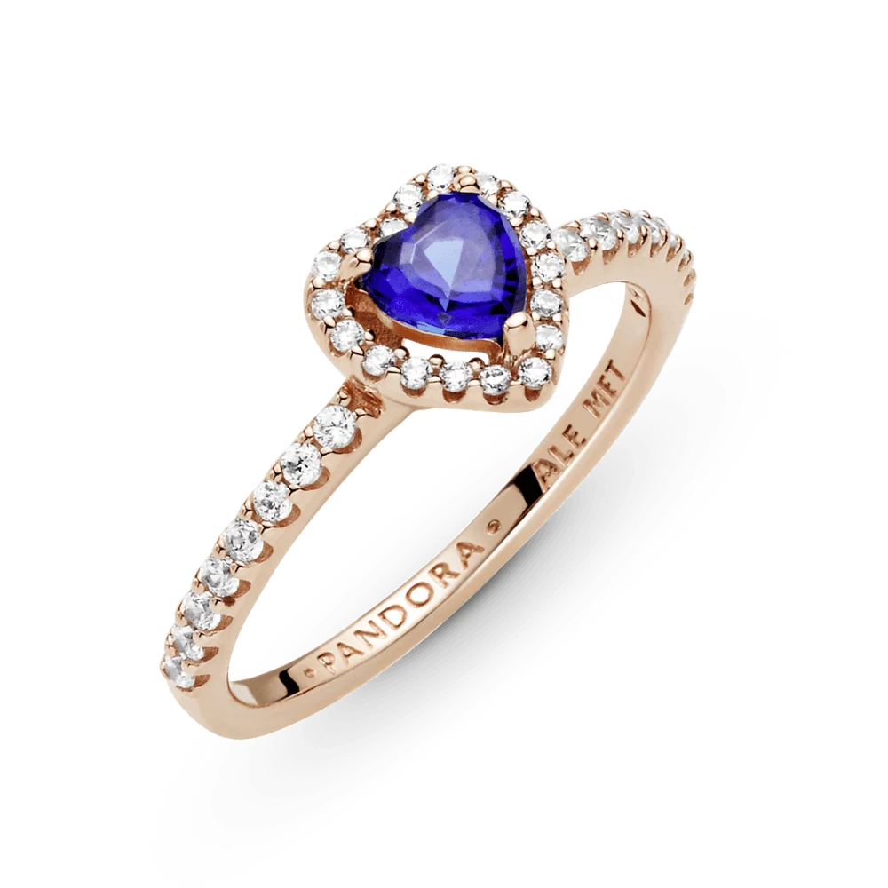 Anillo Corazón Azul