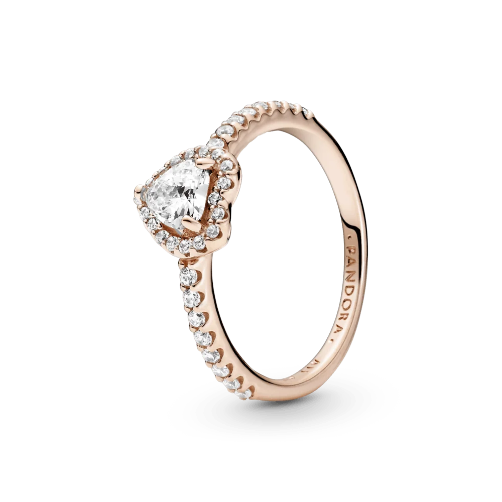 Anillo Corazón Brillante