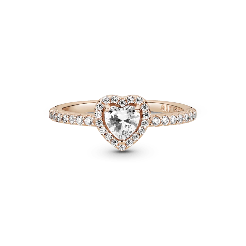 Anillo Corazón Brillante