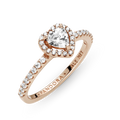 Anillo Corazón Brillante