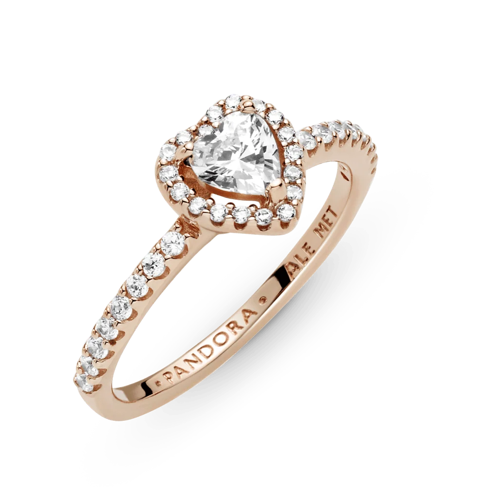 Anillo Corazón Brillante