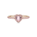 Anillo Corazón Rosado