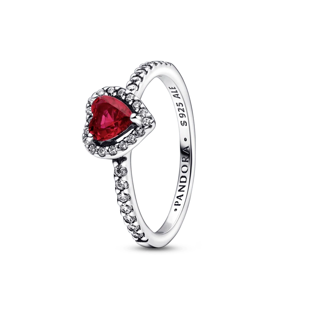 Anillo corazón Rojo