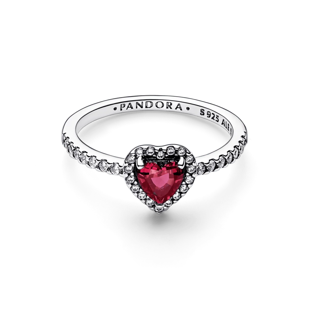 Anillo corazón Rojo