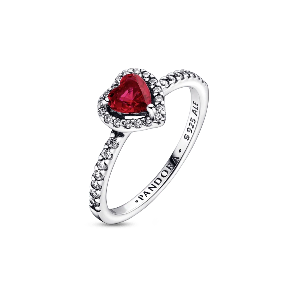 Anillo corazón Rojo